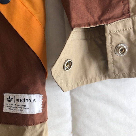ADIDAS ORIGINALS MEN’s COLOR BLOCK WINDBREAKER/JACKET Size Men’s Small - Picture 6 of 14